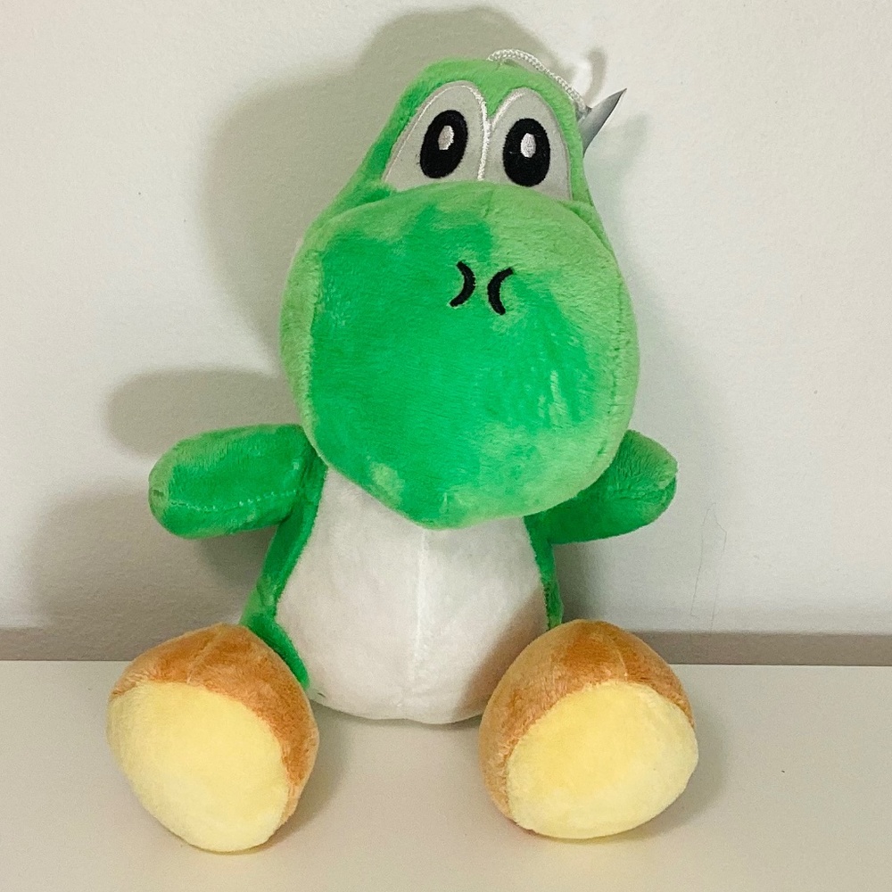 Super Mario Yoshi Plush Green Soft Toy Stuffed Plush Animal Doll 8” Dinosaur
